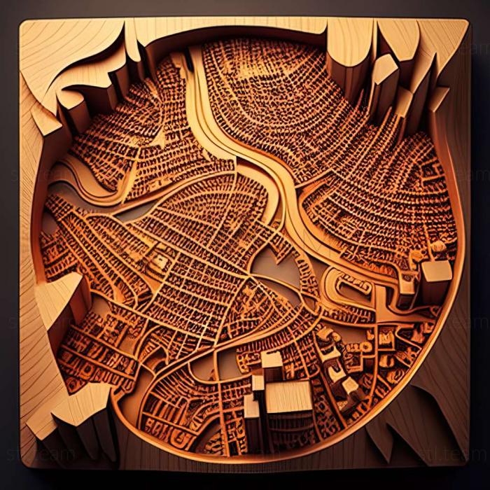 3D модель Игра Города в движении (STL)
